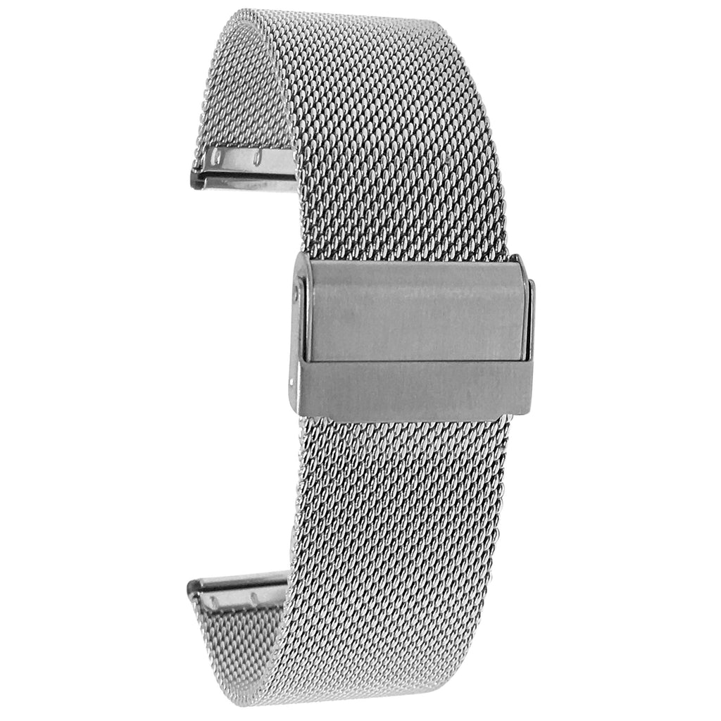 Bandini Stainless Steel Milanese Mesh Watch Band – 10mm to 24mm