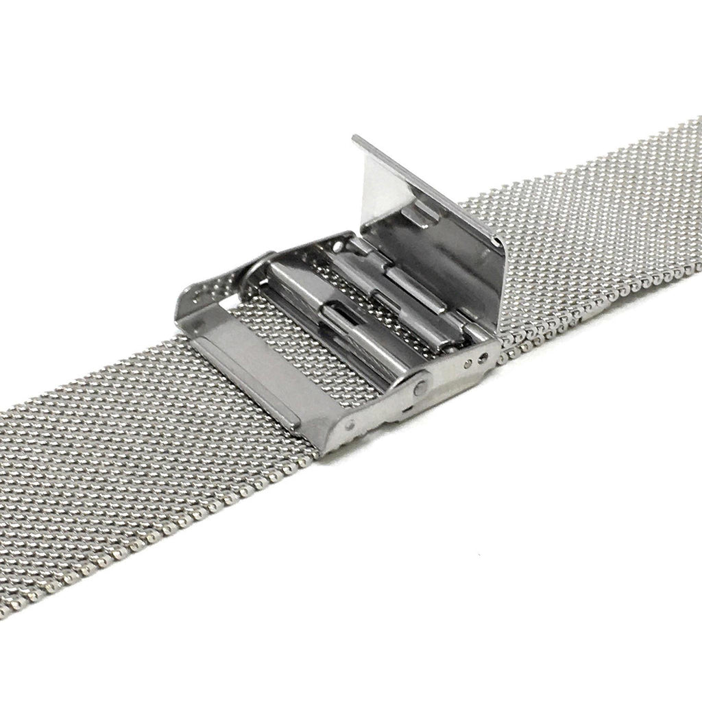 Bandini Stainless Steel Milanese Mesh Watch Band – 10mm to 24mm