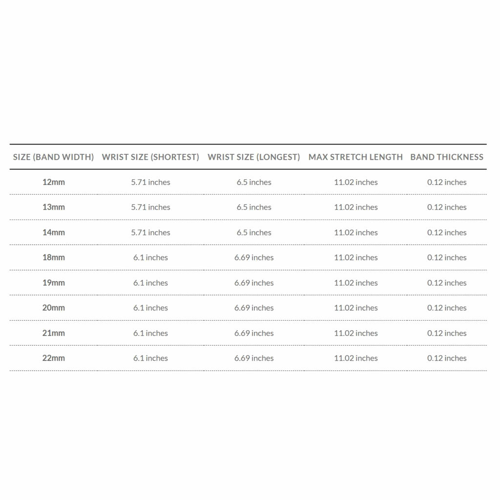 Bandini Metal Expansion Stretch Watch Band for Men and Women