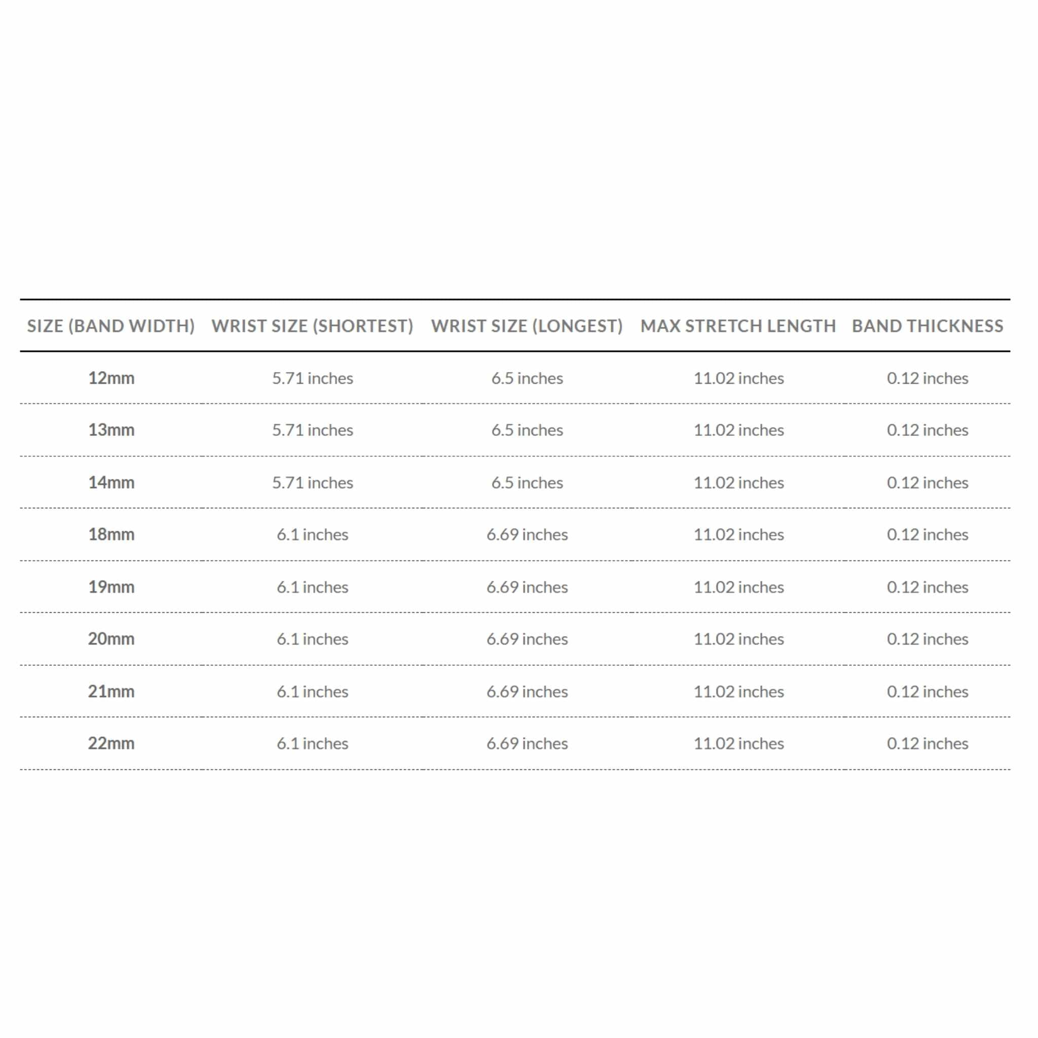 Bandini Metal Expansion Stretch Watch Band for Men and Women