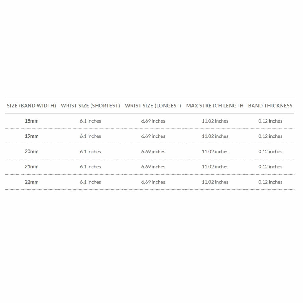 Bandini Stainless Steel Expansion Watch Band – 18mm 19mm 20mm