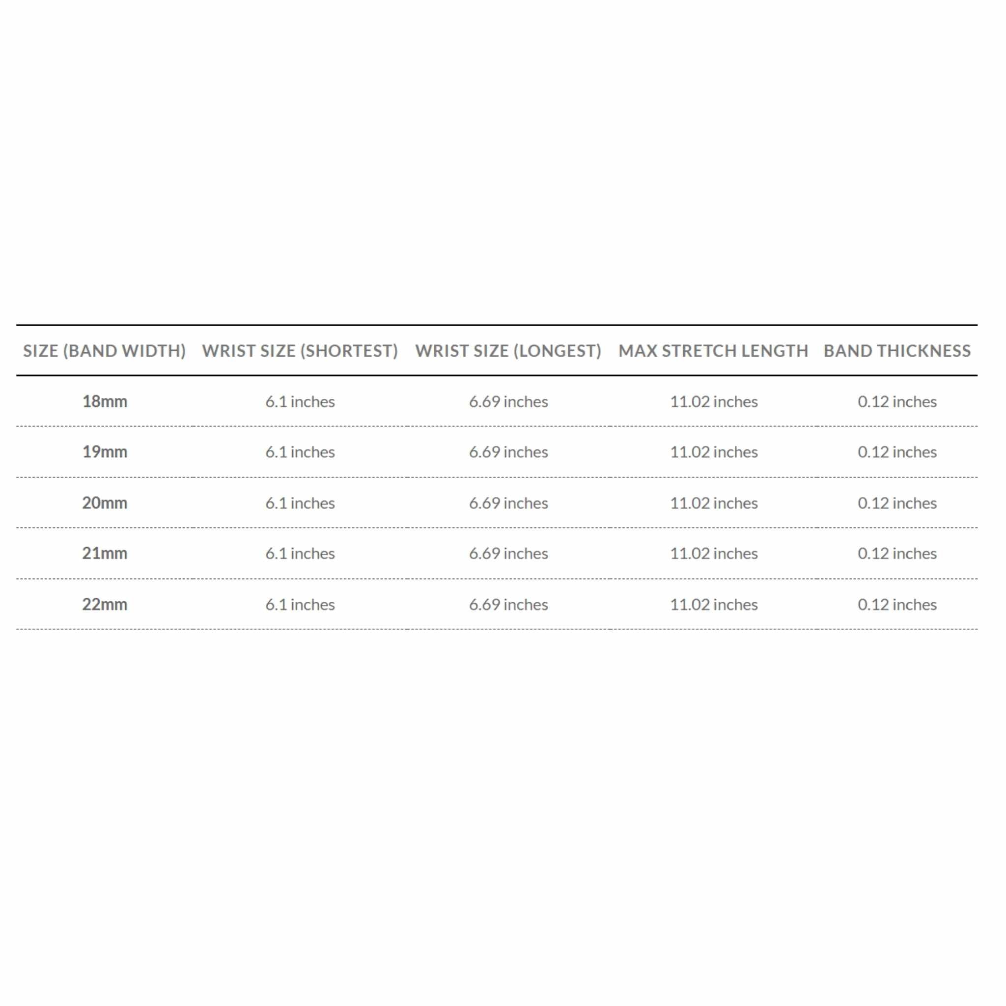 Bandini Stainless Steel Expansion Watch Band – 18mm 19mm 20mm