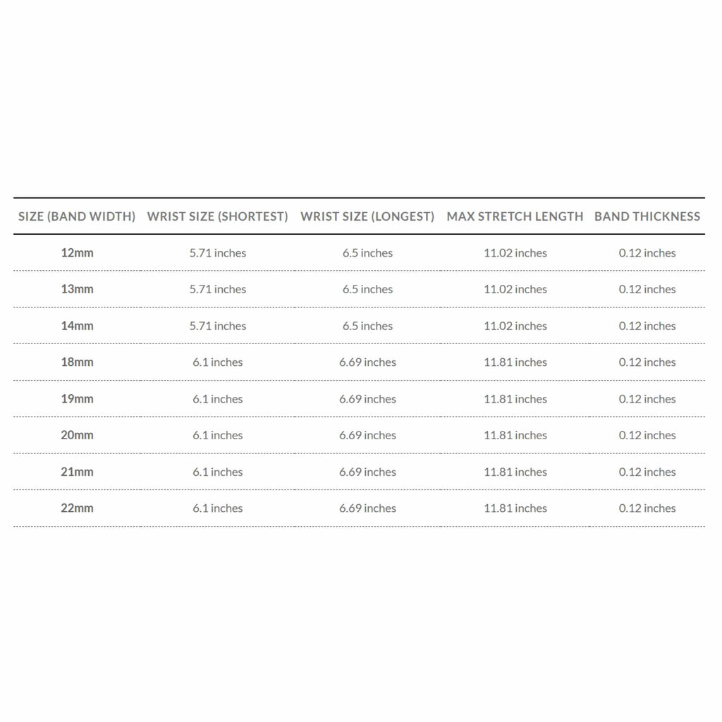 Bandini Stainless Steel Expansion Stretch Watch Band for Men and Women