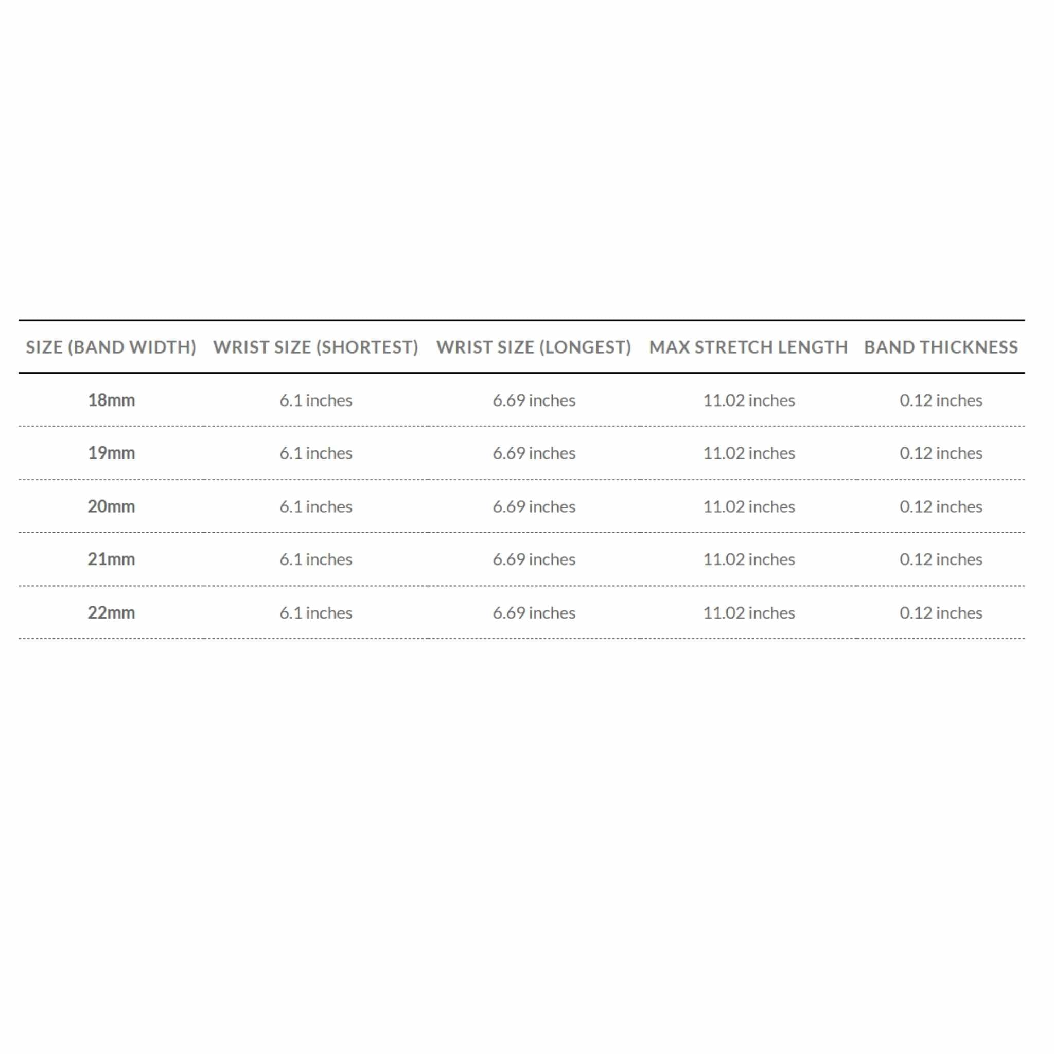 Bandini Stainless Steel Expansion Watch Band – 18mm 19mm 20mm