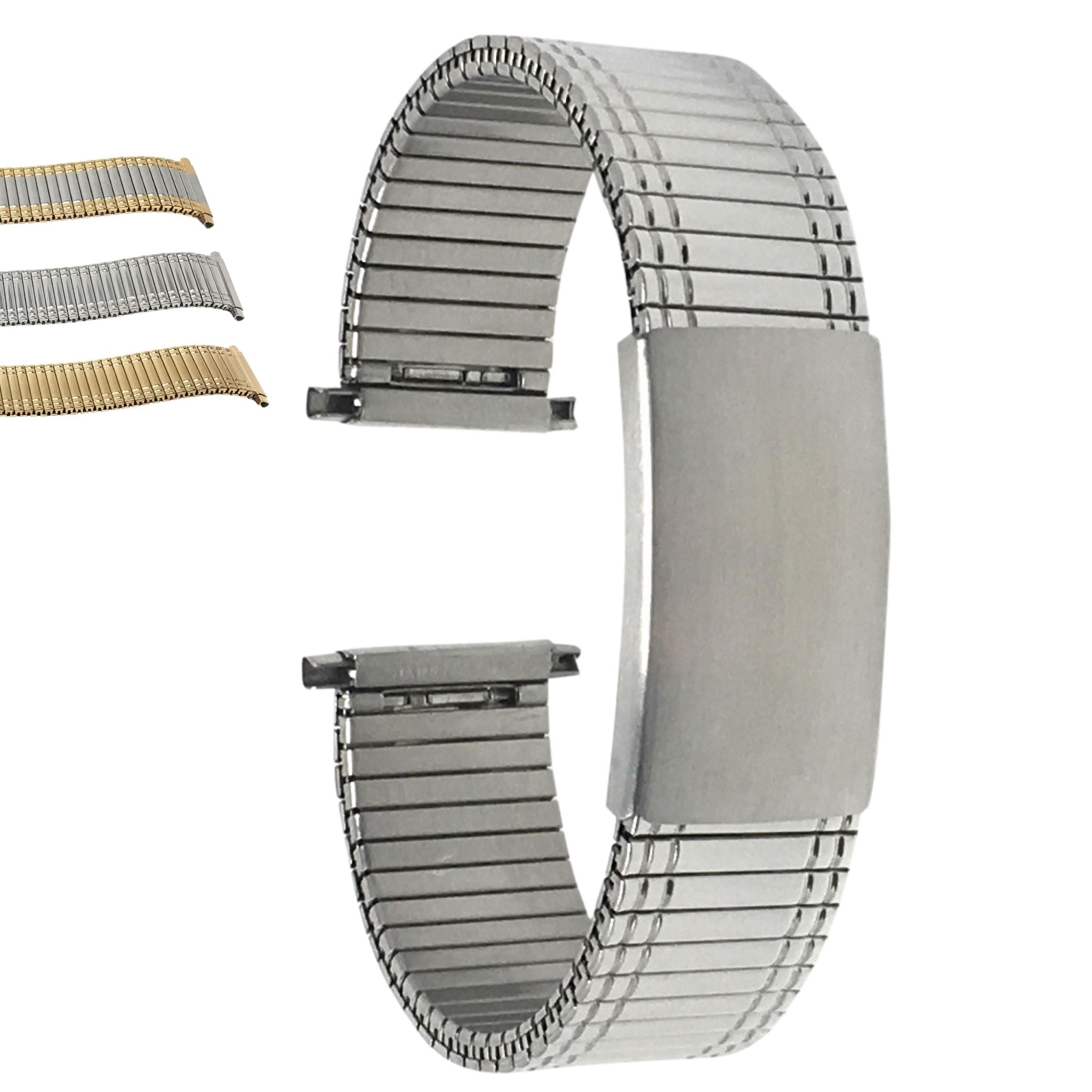 Bandini Stainless Steel Expansion Watch Band – 18mm 19mm 20mm