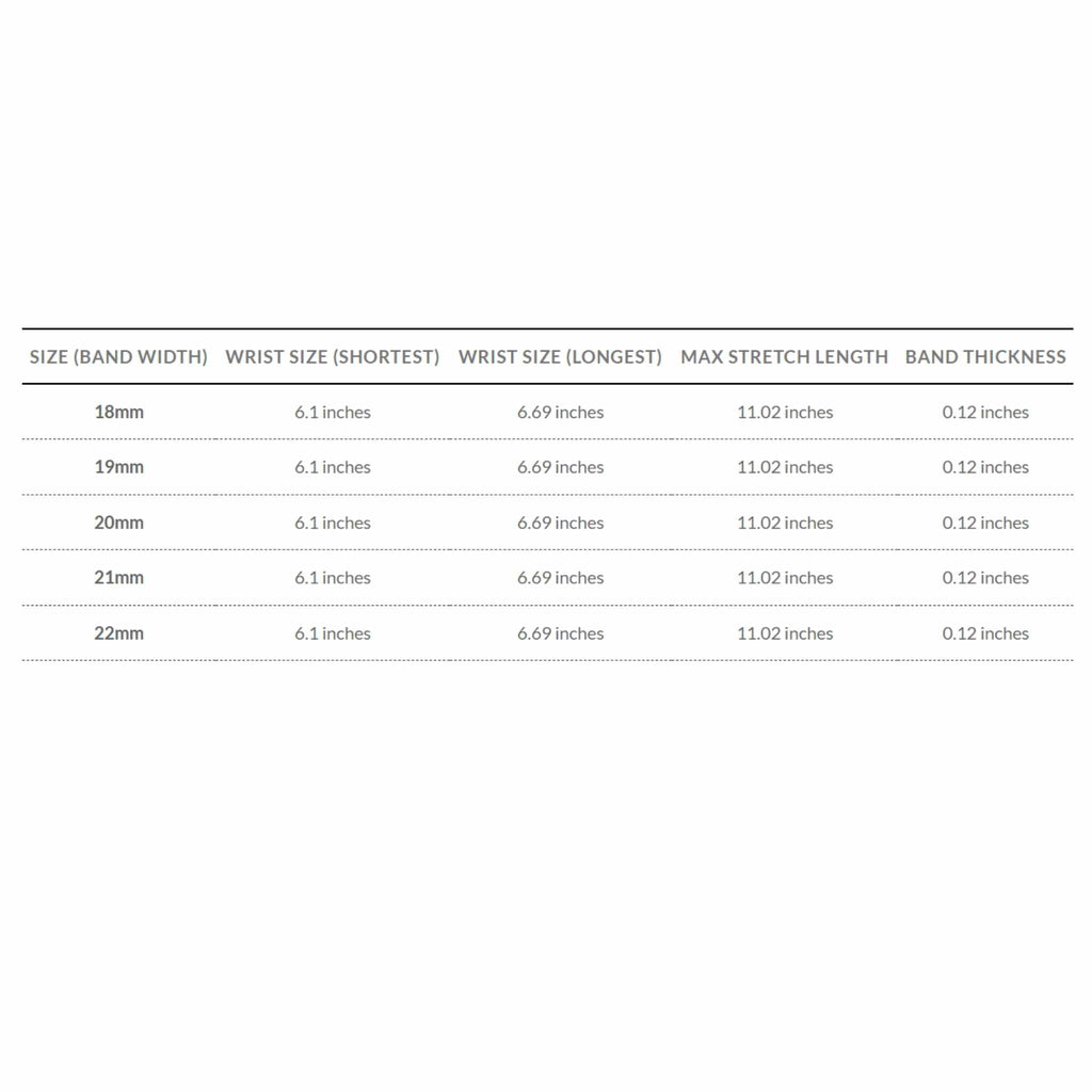 Bandini Stainless Steel Expansion Watch Band – 18mm 19mm 20mm