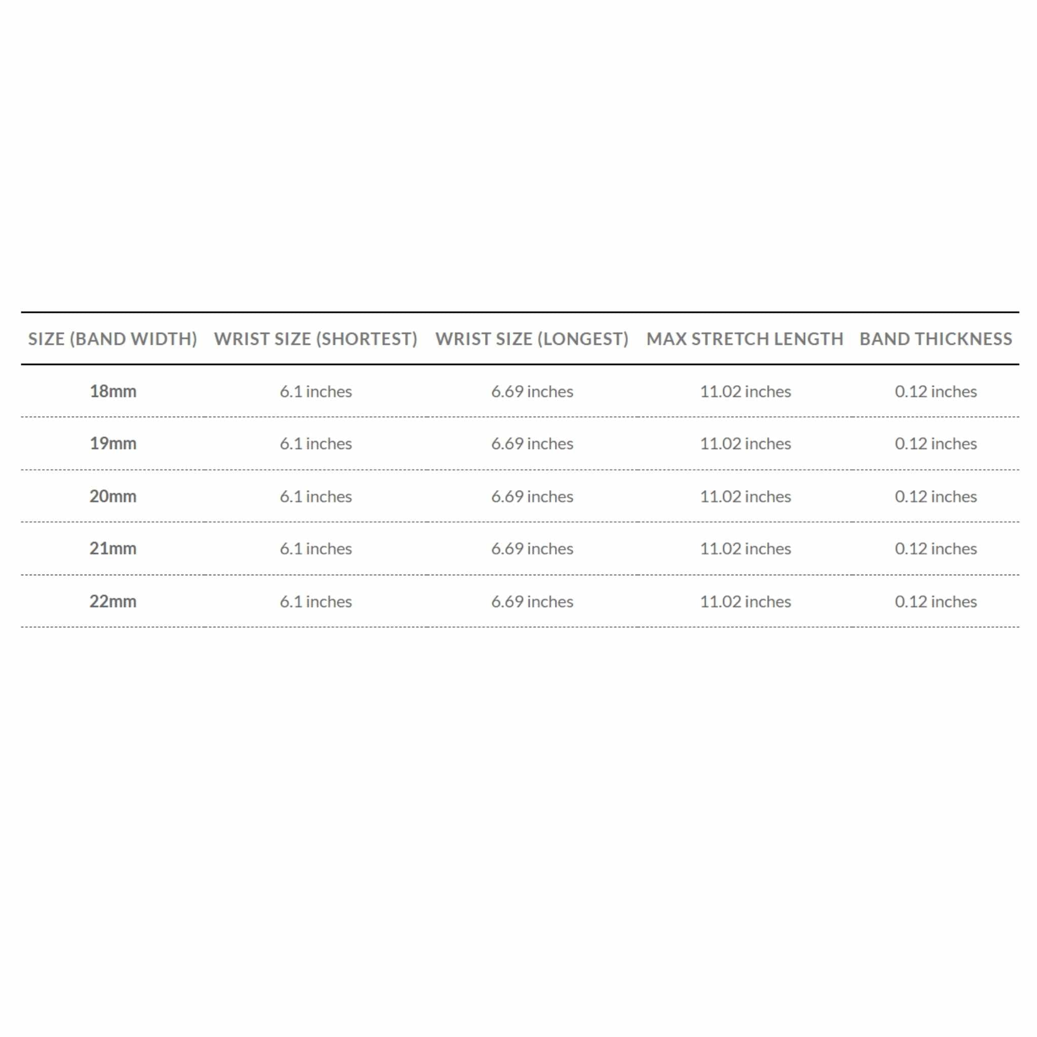 Bandini Stainless Steel Expansion Watch Band – 18mm 19mm 20mm