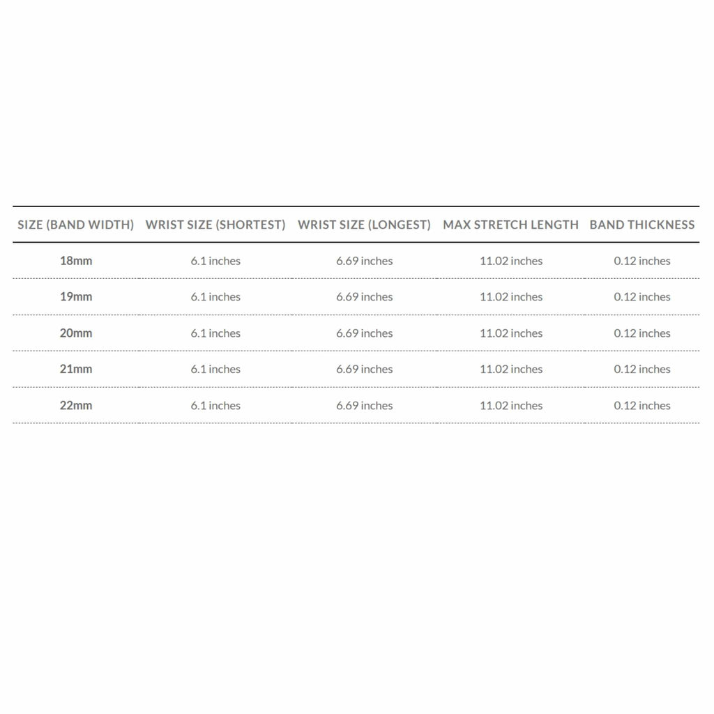 Bandini Stainless Steel Expansion Watch Band – 18mm 19mm 20mm