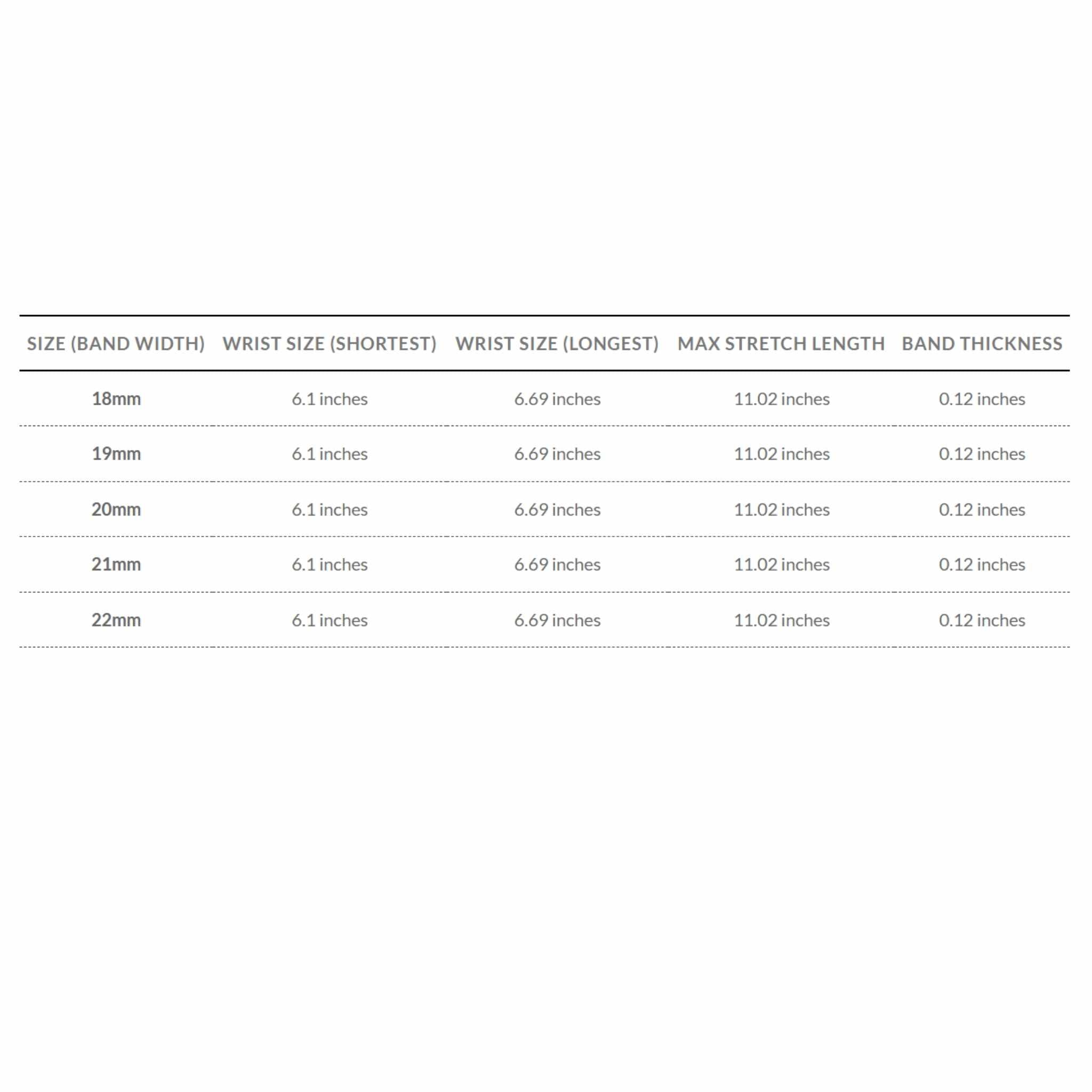 Bandini Stainless Steel Expansion Watch Band – 18mm 19mm 20mm