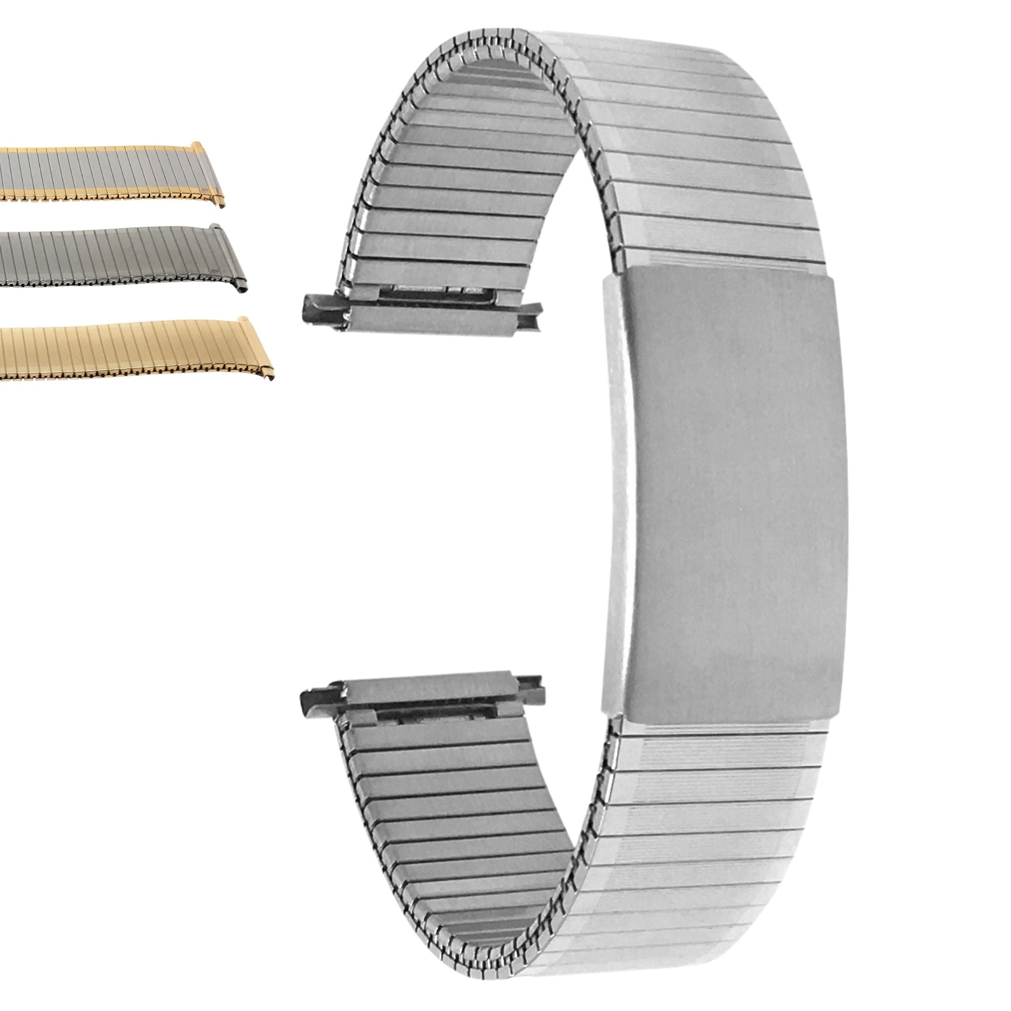 Bandini Stainless Steel Expansion Watch Band – 18mm 19mm 20mm