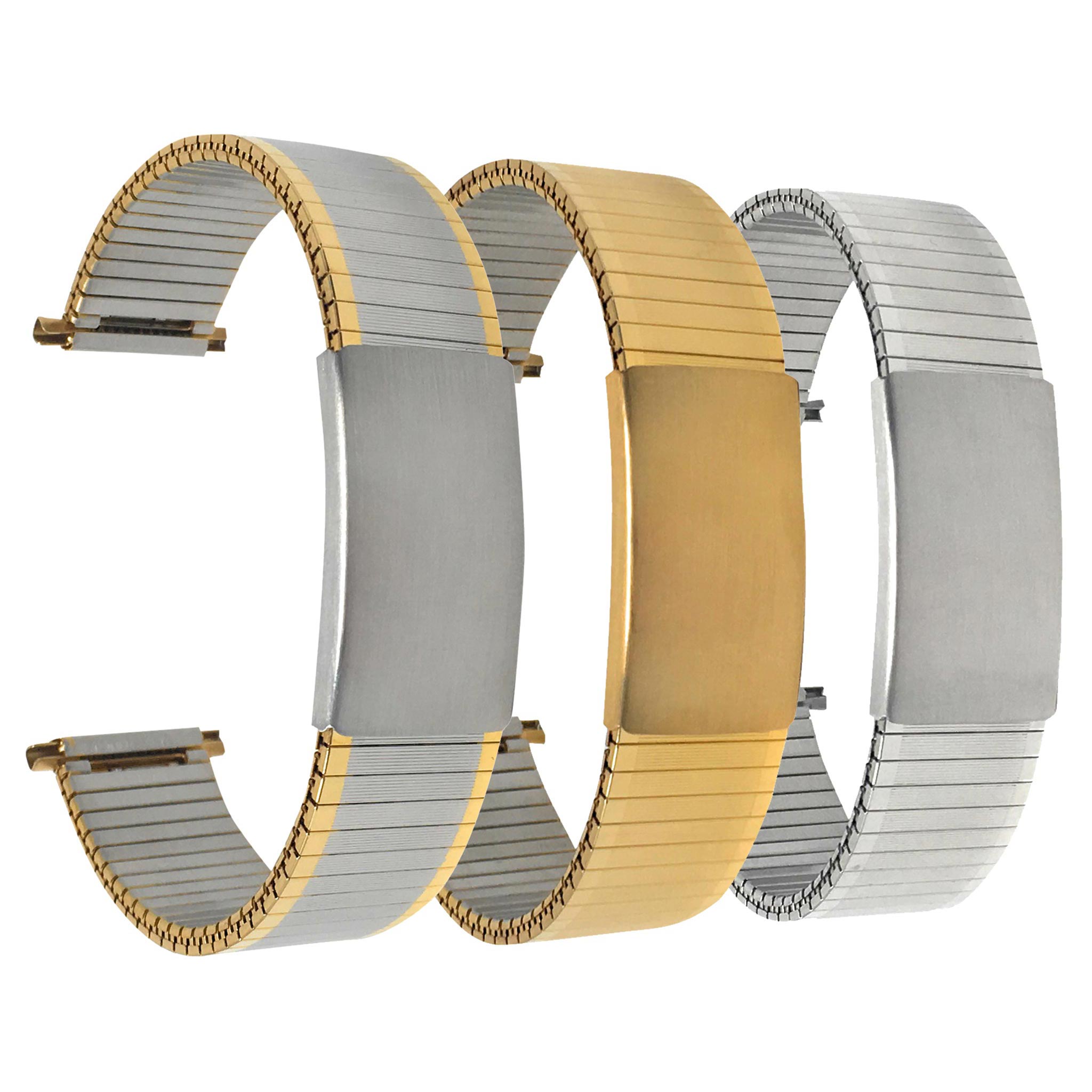 Bandini Stainless Steel Expansion Watch Band – 18mm 19mm 20mm