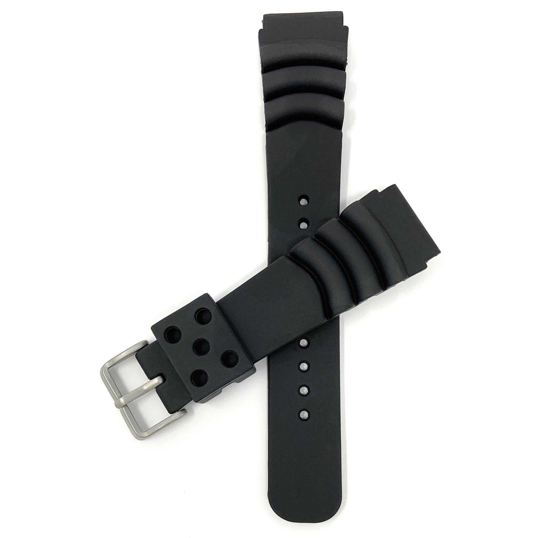 Bandini Rubber Diver Watch Band for Seiko, Citizen, Casio and More