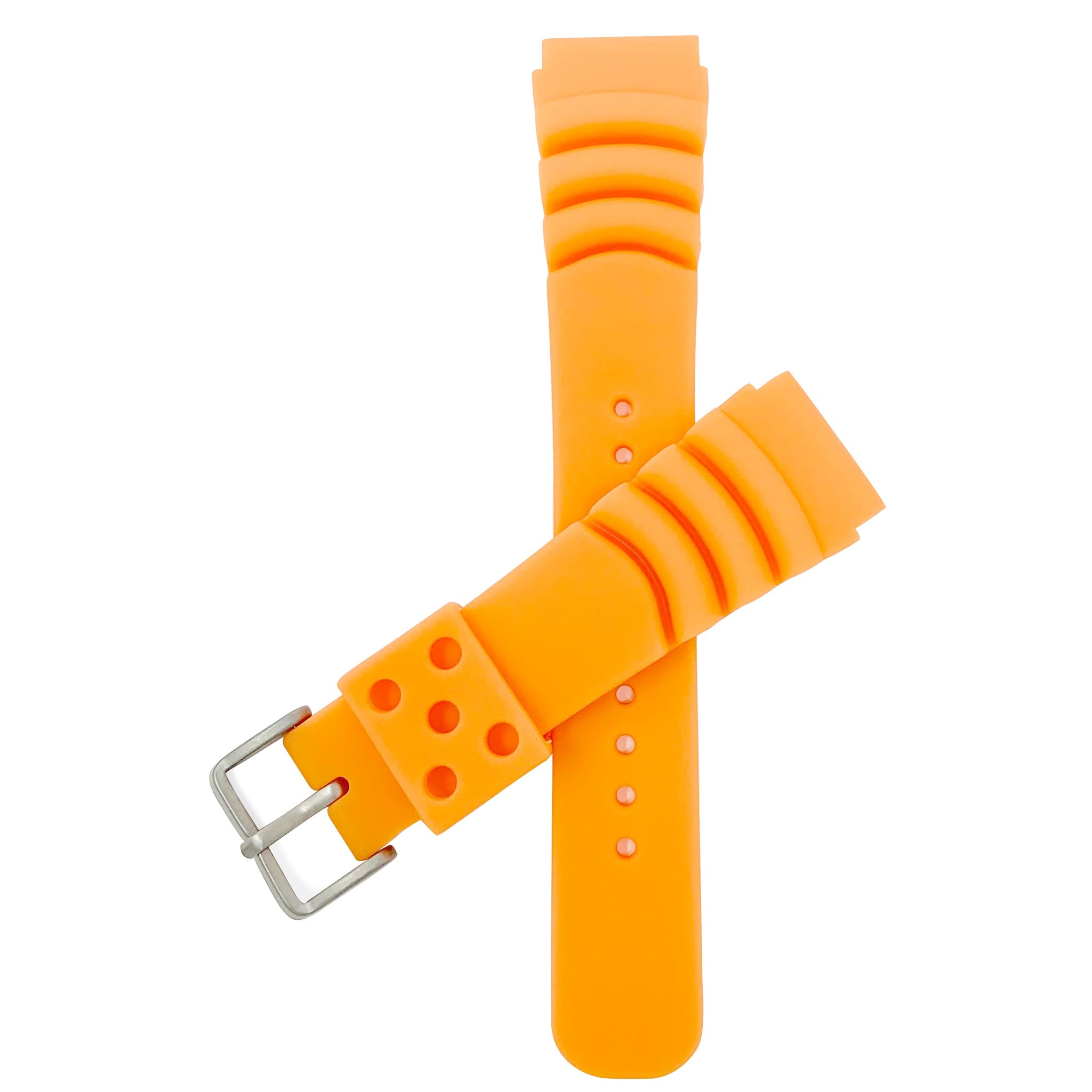 Bandini Rubber Diver Watch Band for Seiko, Citizen, Casio and More