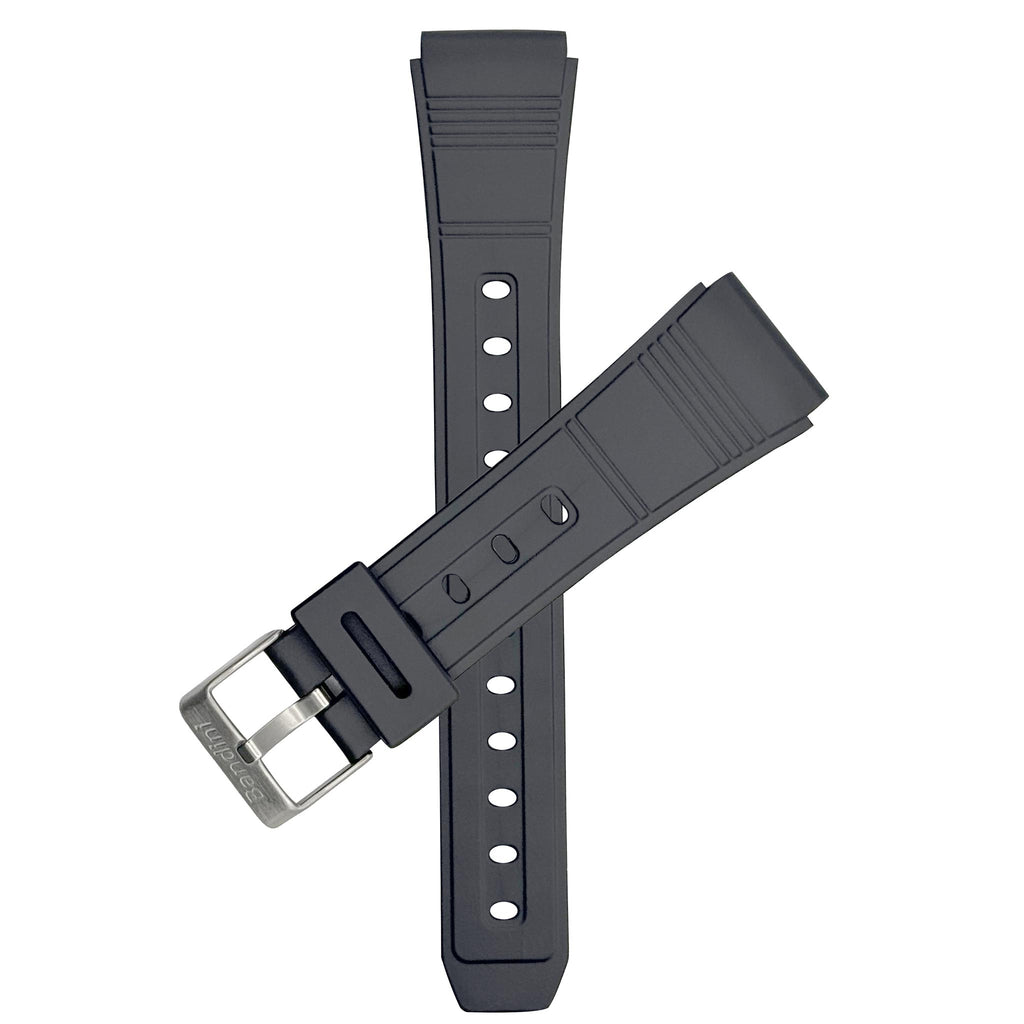 Bandini Rubber Watch Band for Casio Databank – 18mm 20mm 22mm
