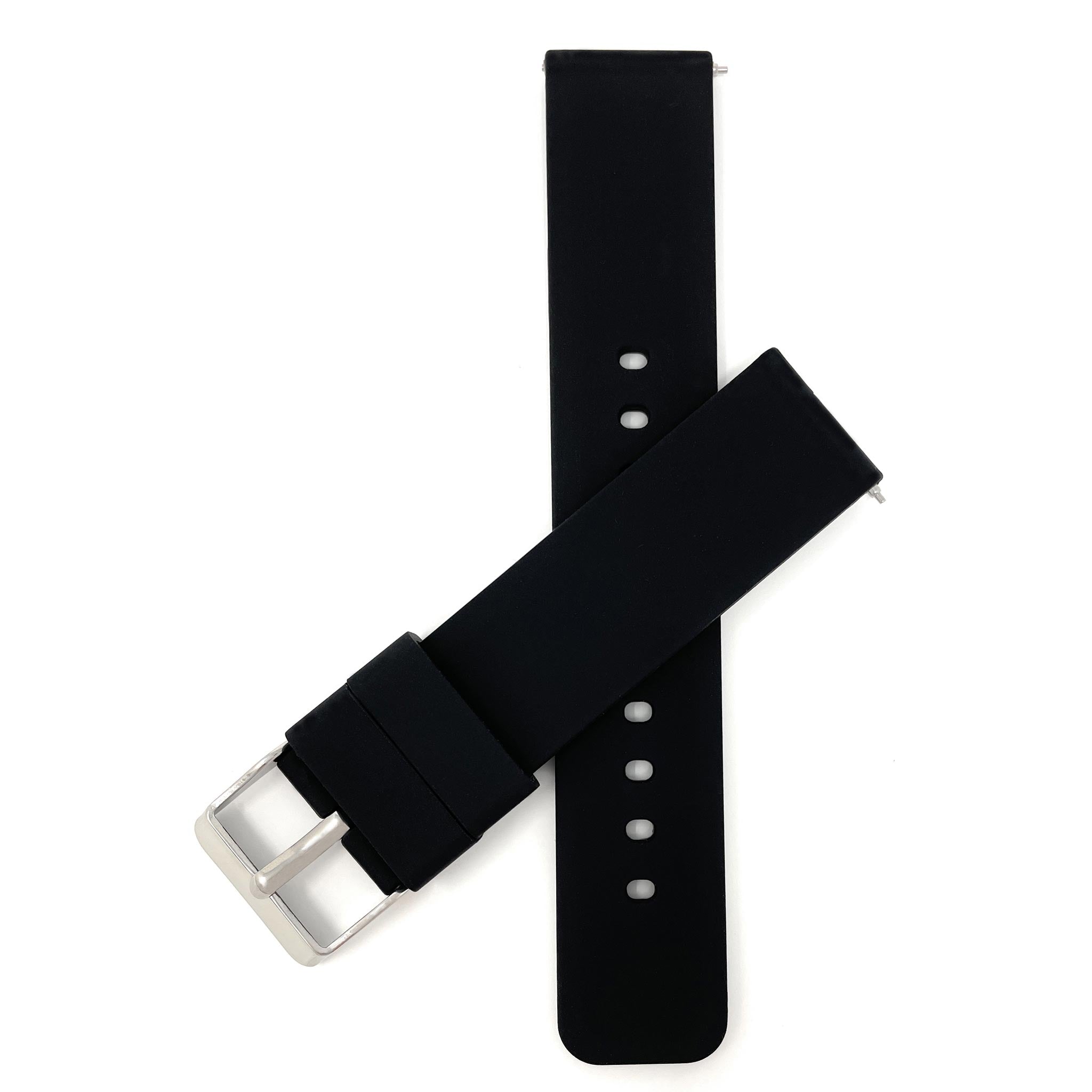 Bandini Quick Release Silicone Sport Watch Band – 14mm to 24mm