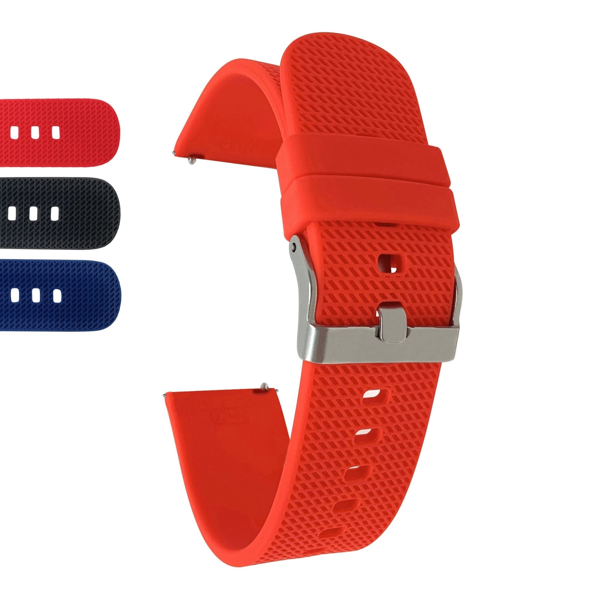Bandini Quick Release Silicone Sport Watch Band – 20mm 22mm