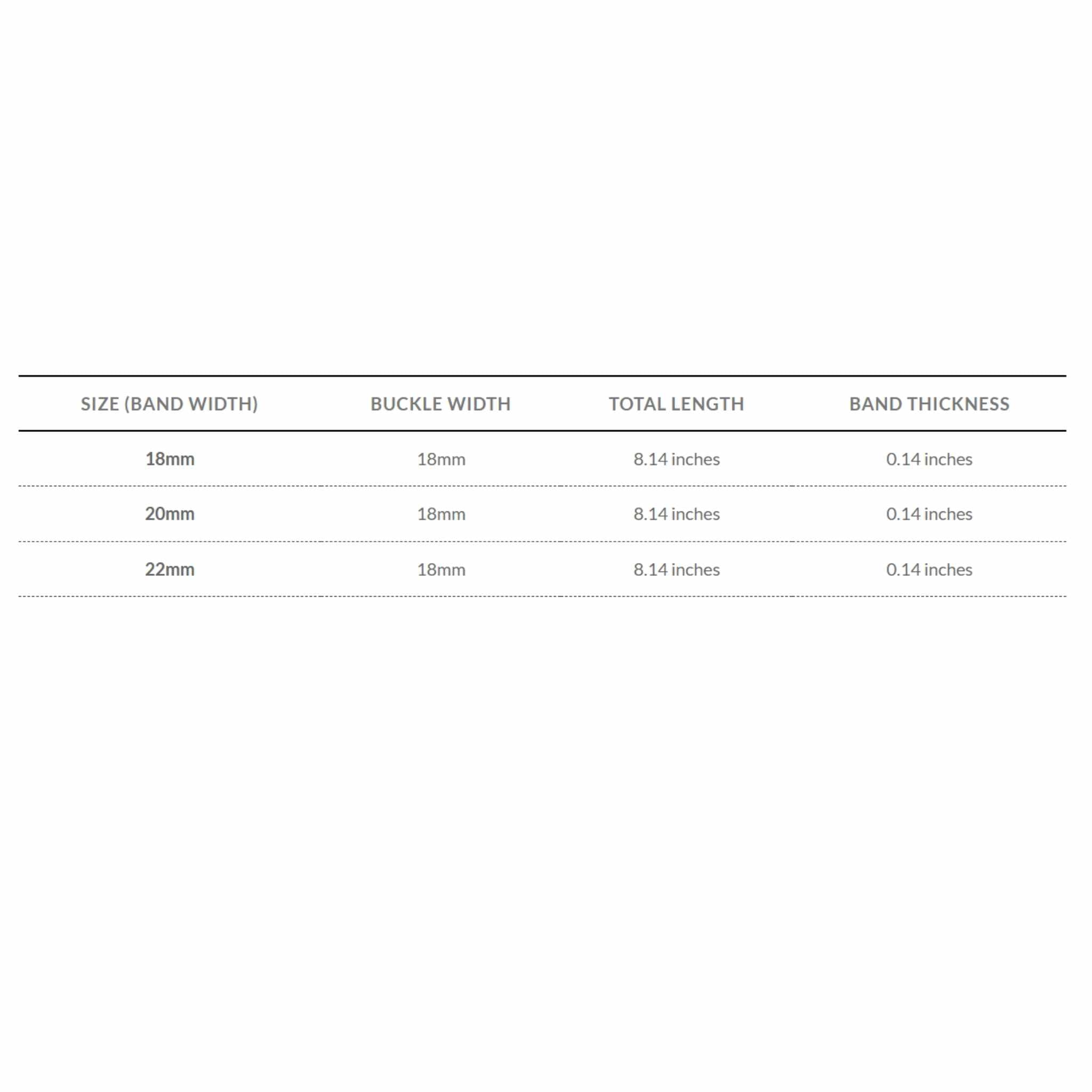 Bandini Fitted Curved End Silicone Watch Band - 18mm, 20mm, 21mm, 22mm