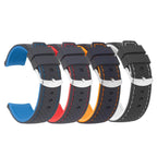 Bandini Silicone Racing Rally Watch Band – 18mm 20mm 22mm 24mm