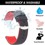 Bandini Silicone Racing Rally Watch Band – 18mm 20mm 22mm 24mm