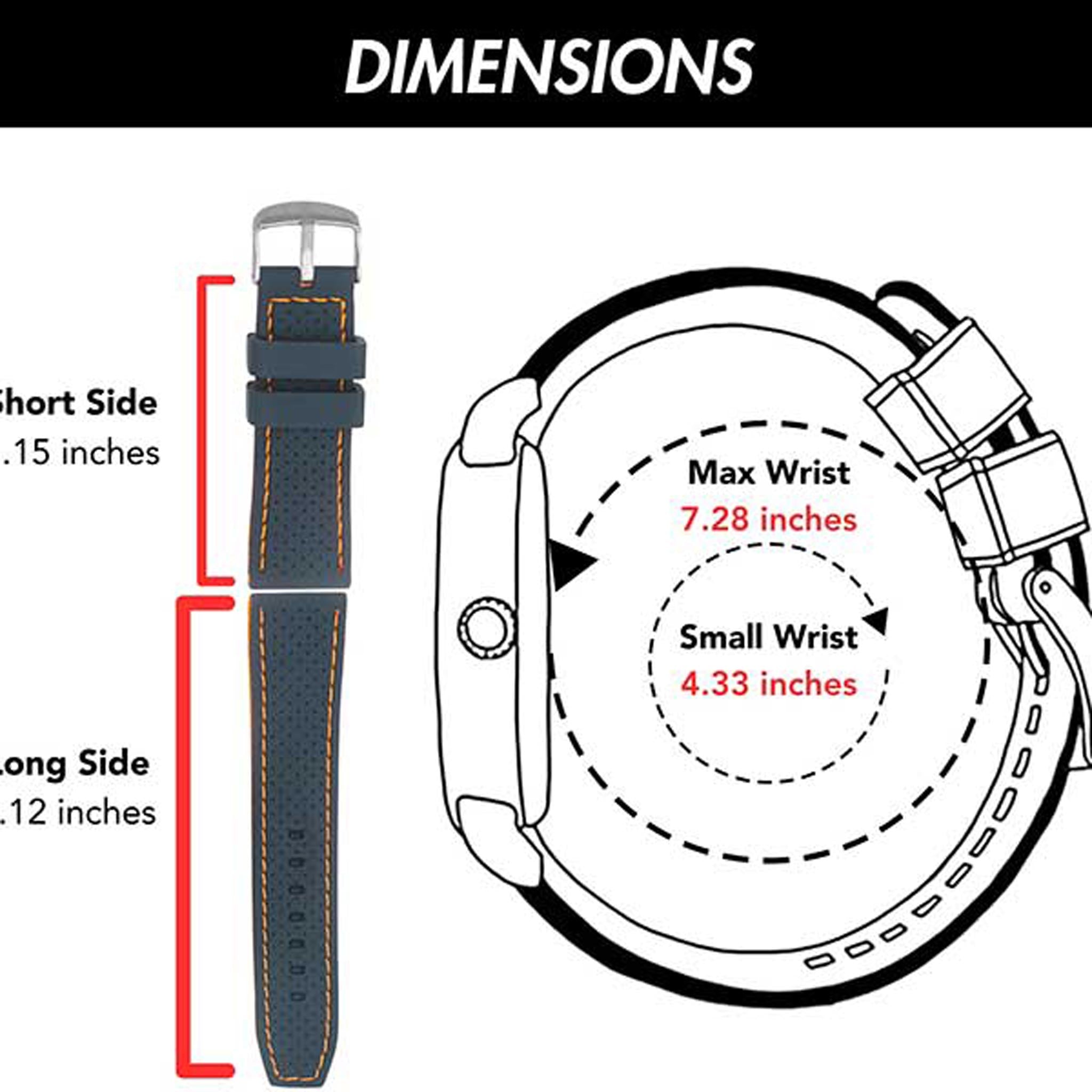 Bandini Silicone Racing Rally Watch Band for Apple Watch