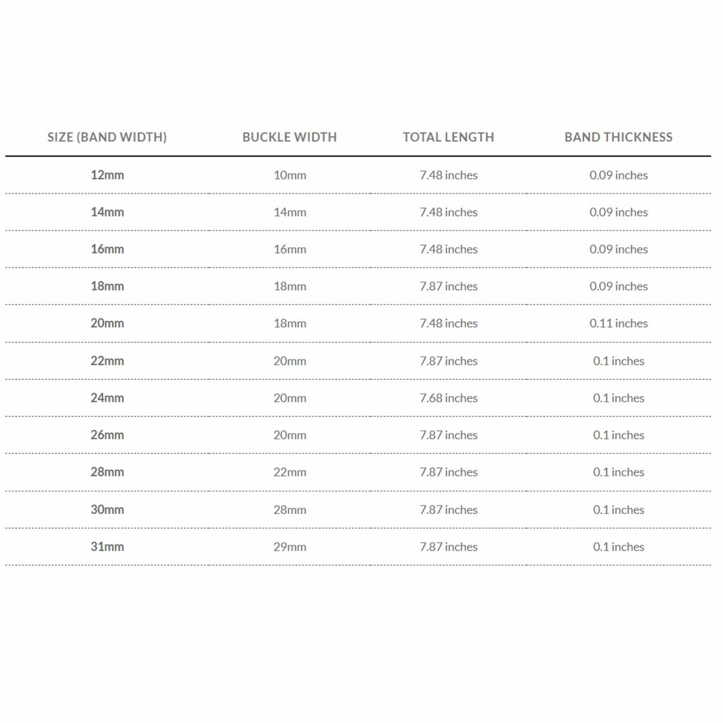 Bandini Screw Fit Leather Watch Strap Band for Skagen and Bering