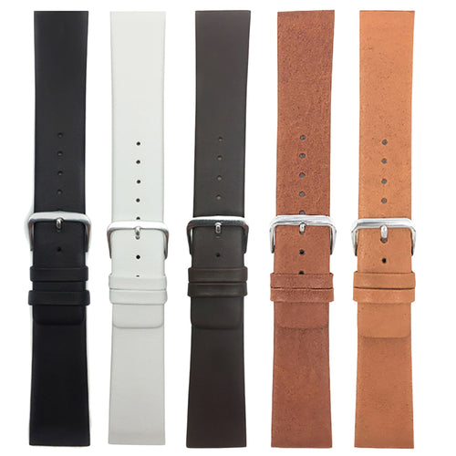 Bandini Screw Fit Leather Watch Strap Band for Skagen and Bering