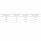 Bandini Black Rubber Grooves Watch Band, Silicone Deployment Strap - 20mm, 22mm, 24mm