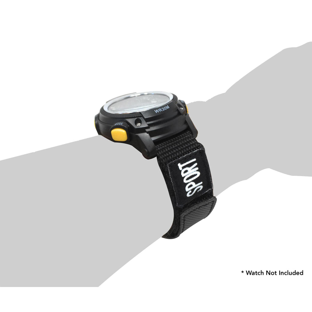 Bandini Nylon Hook and Loop Sport Watch Band – 12mm to 26mm