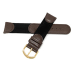 Bandini Brown Vintage Leather / Nylon Watch Band for Swiss Army - 18mm, 20mm, 22mm