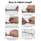 Bandini Stainless Steel Milanese Mesh Watch Band – 10mm to 24mm