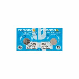 2 x Renata 309 Watch Batteries, 0% MERCURY equivalent SR754SW