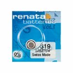 1 x Renata Swiss 319 Watch Batteries, 0% MERCURY equivalent SR527SW