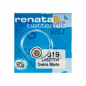 1 x Renata Swiss 319 Watch Batteries, 0% MERCURY equivalent SR527SW