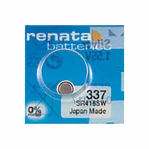 1 x Renata 337 Watch Batteries, 0% MERCURY equivalent SR416SW