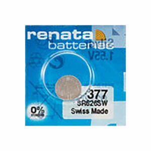 1 x Renata 377 Watch Batteries, 0% MERCURY equivalent SR626SW