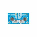 2 x Renata 380 Watch Batteries, 0% MERCURY equivalent SR936W