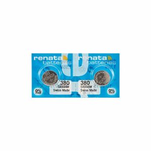 2 x Renata 380 Watch Batteries, 0% MERCURY equivalent SR936W