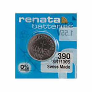 1 x Renata Swiss 390 Watch Batteries, 0% MERCURY equivalent SR1130S