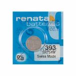 1 x Renata 393 Watch Batteries,1.55V, 0% MERCURY equivalent SR754SW SR48 AG5