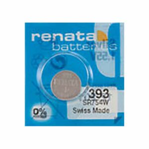 1 x Renata 393 Watch Batteries,1.55V, 0% MERCURY equivalent SR754SW SR48 AG5