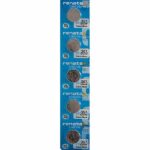 5 x Renata 357 Watch Batteries, 1.55V, 0% MERCURY equivalent SR44SW, 44, 303