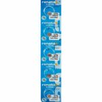 5 x Renata 379 Watch Batteries, 1.55V, 0% MERCURY equivalent SR521SW, 521