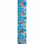 5 x Renata 386 Watch Batteries, 1.55V, 0% MERCURY equivalent SR43SW, 301