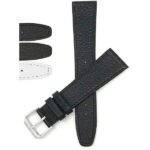 Bandini 102 | Slim Leather Watch Strap, Buffalo Pattern