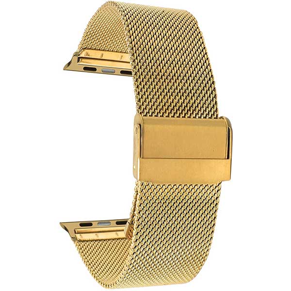 Bandini Gold Apple Watch Bands | Mesh, Metal, Stretch - Bandini Watch Bands