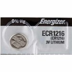 1 x Energizer 1216 Batteries, 3V Lithium CR1216