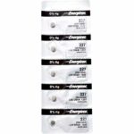 5 x Energizer 337 Watch Batteries, 1.55V, 0% MERCURY equivalent SR416SW, 416