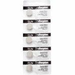 5 x Energizer 344 Watch Batteries, 1.55V, 0% MERCURY equivalent SR1136SW, 1136, 350