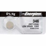 1 x Energizer 346 Watch Batteries, 1.55V, 0% MERCURY equivalent SR712SW, 712