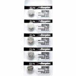 5 x Energizer 357 Watch Batteries, 1.55V, 0% MERCURY equivalent SR44SW, 44, 303